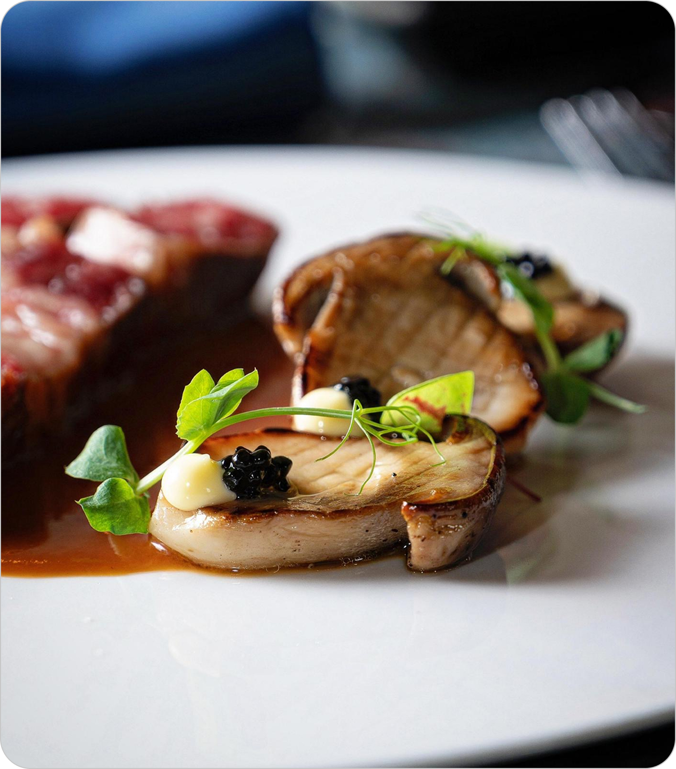 Chef preparing food